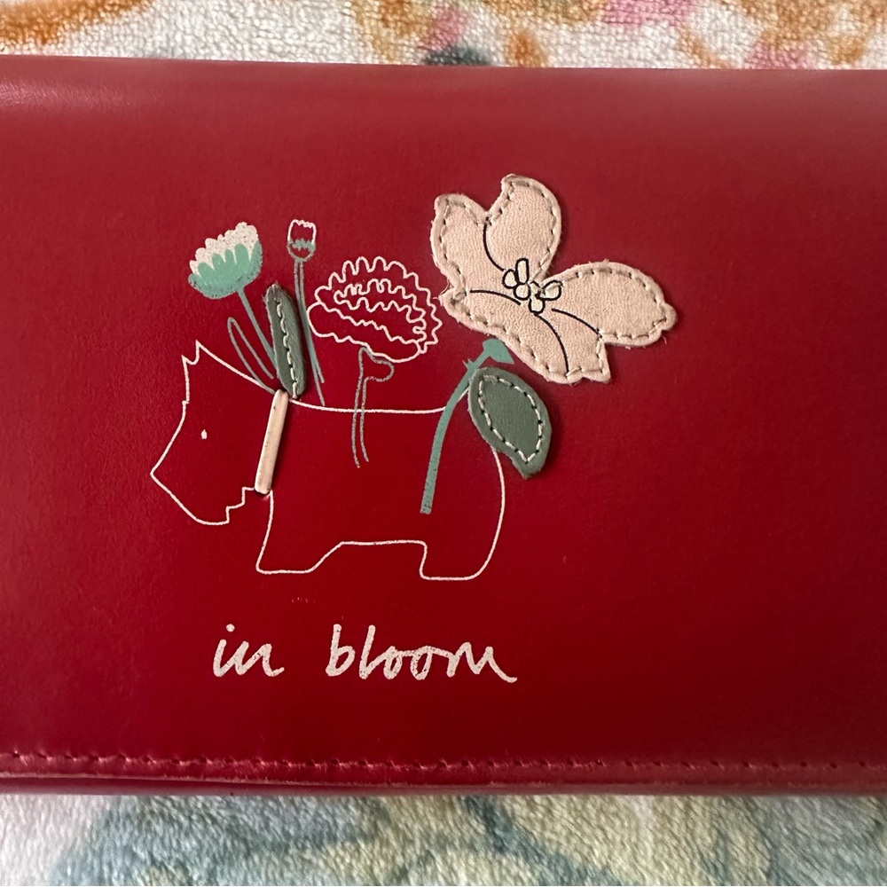 Radley London In Bloom Leather Wallet Red - Picture 2 of 10